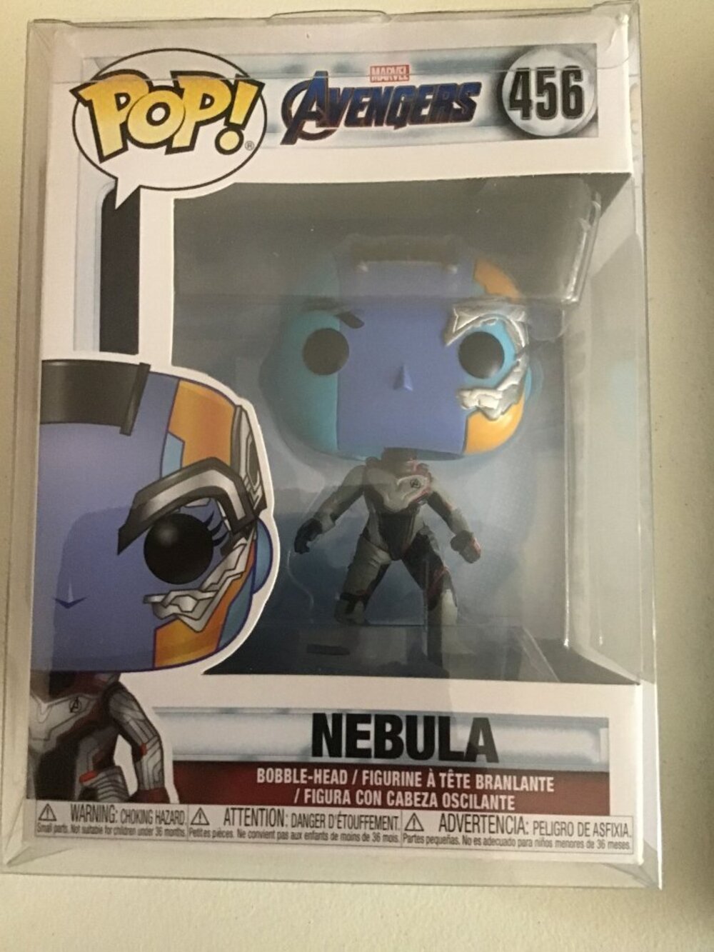 Funko Pop Marvel Avengers Nebula #455 Karen Gillan Guardians Galaxy Vinyl Protec
